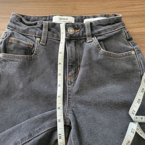 COTTON ON Women's Black Wash Stretch Bootleg Jean Size 0 - Picture 4 of 9